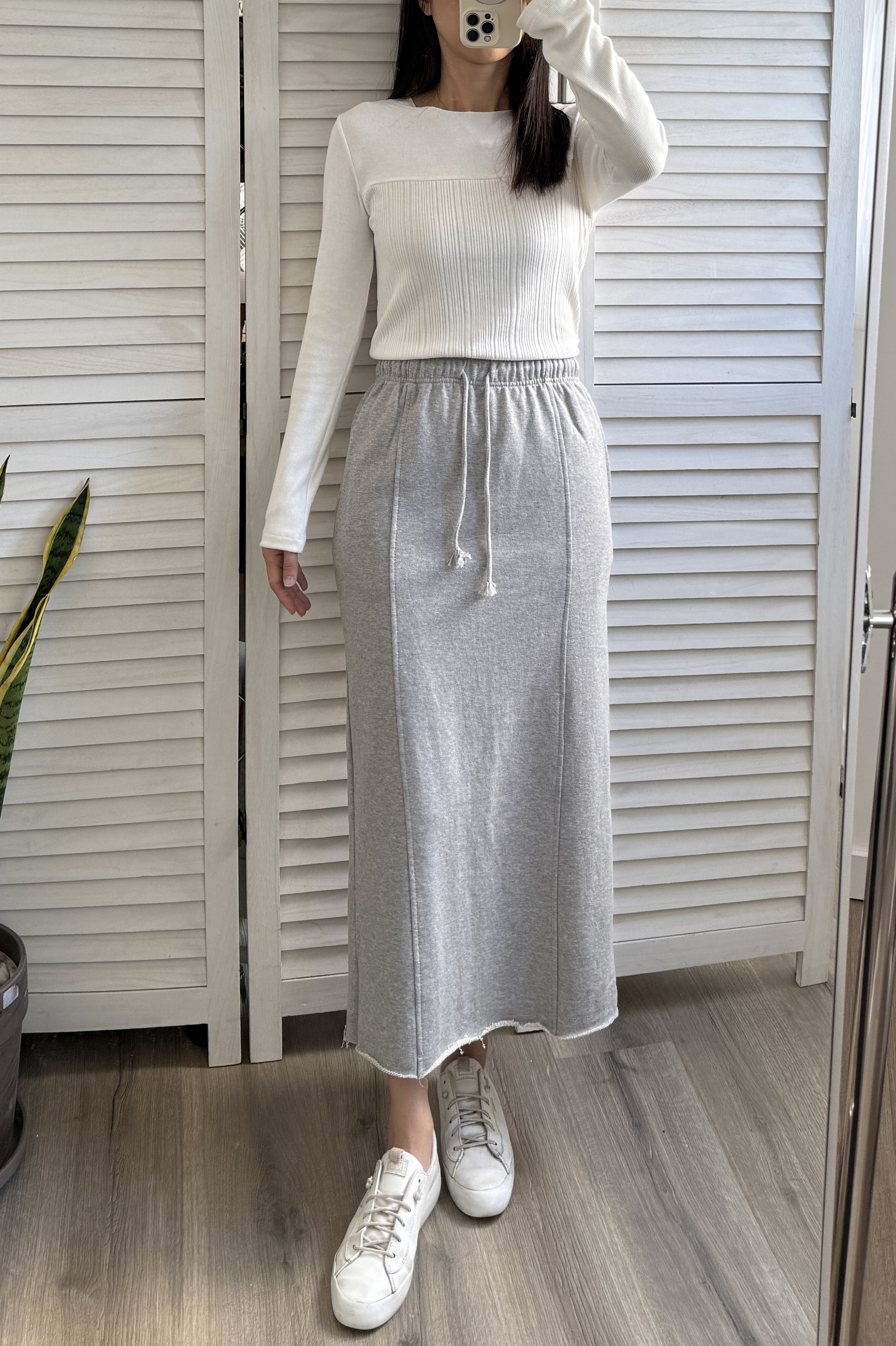 𝑺𝑨𝑳𝑬 現貨 圈圈棉線有袋直腳裙