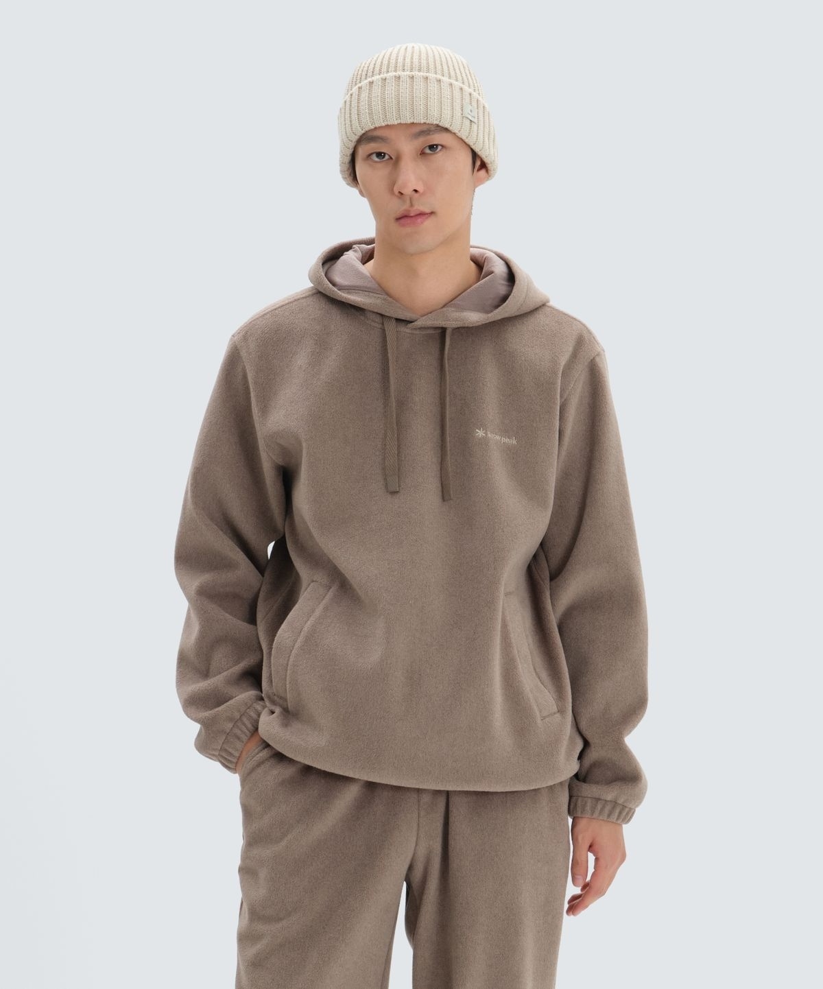 【代購】Snow Peak 雪諾必克 Warm Fleece 絨毛 保暖 帽T 長袖  S24WUFHD76