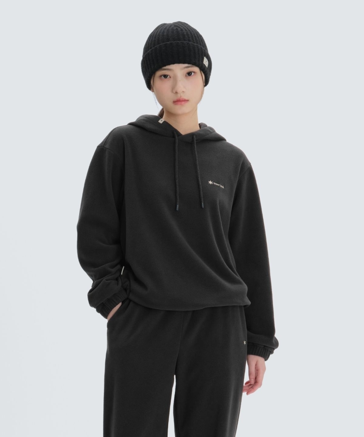 【代購】Snow Peak 雪諾必克 女 Fleece 絨毛 保暖 帽T 長袖 S24WWFHD79