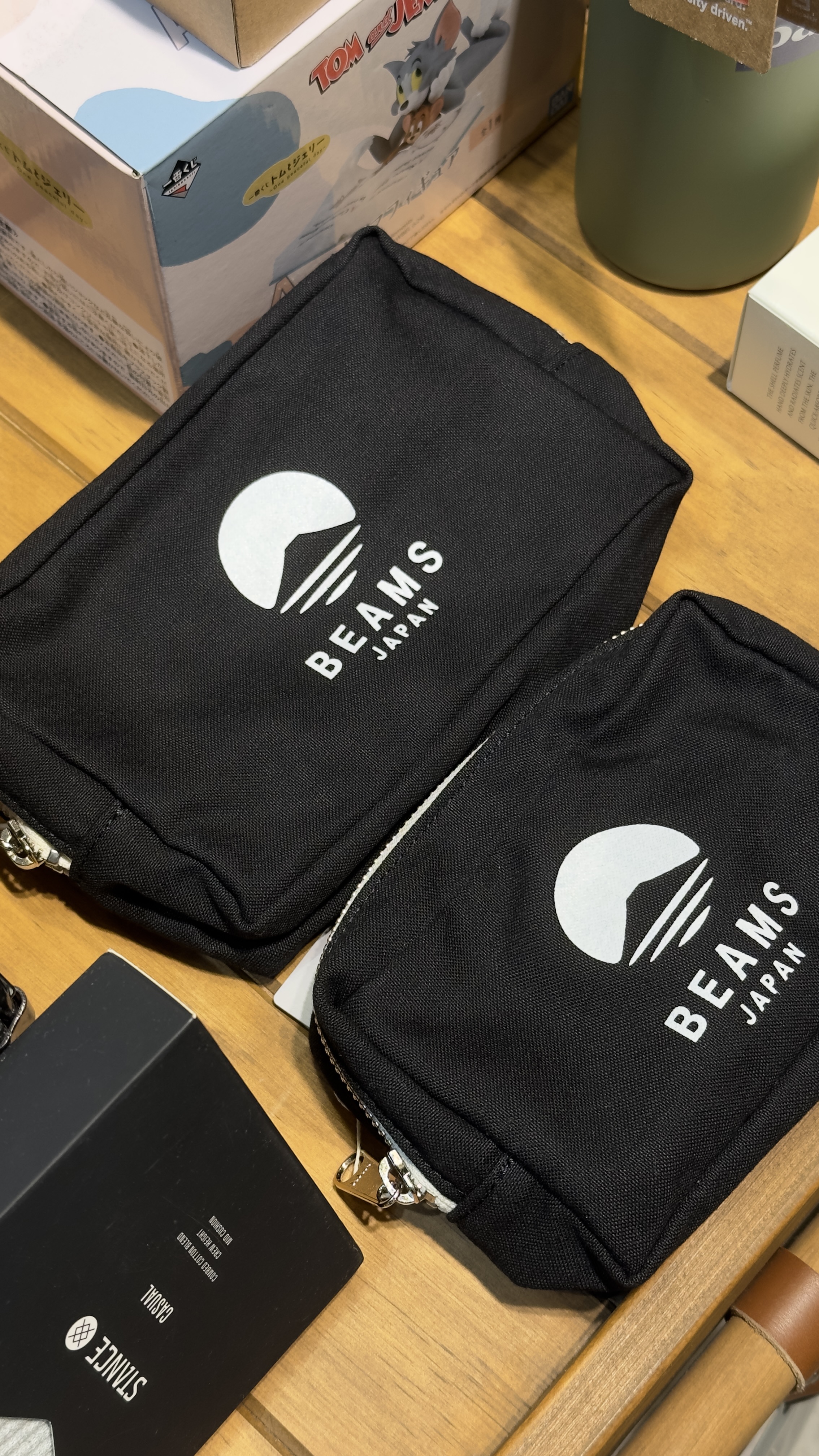 【現貨】Beams Japan 帆布 化妝包 收納包