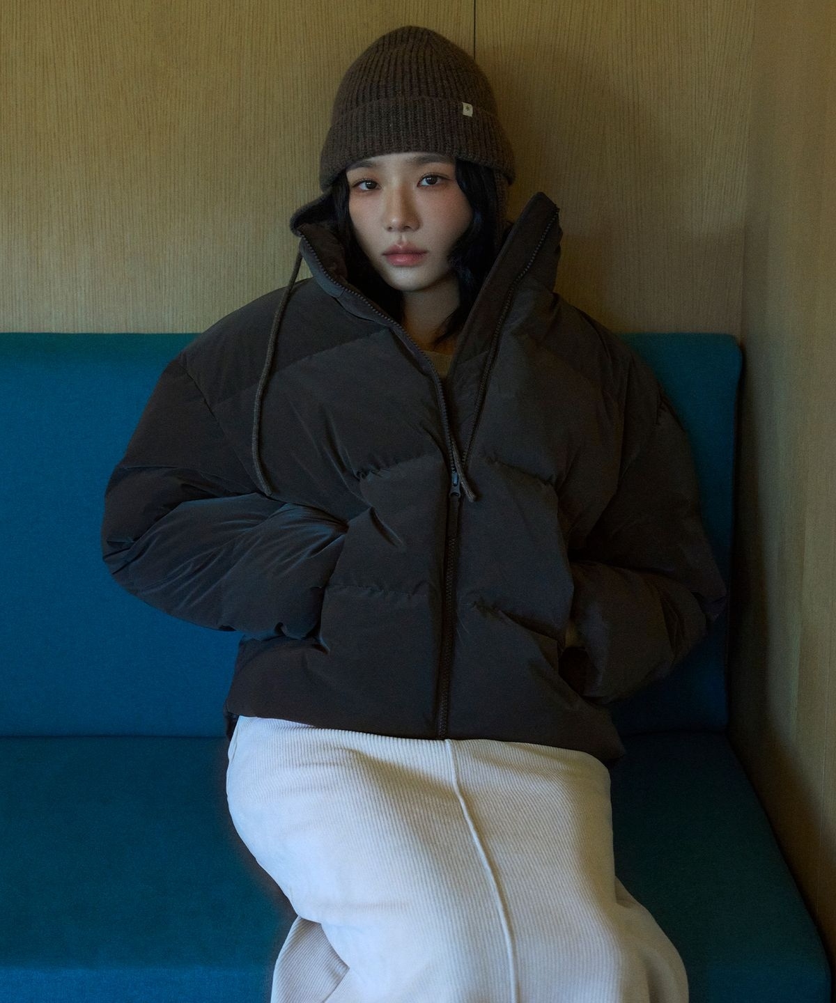 【代購】Snow Peak 雪諾必克 女 朴圭瑛 Silky 中高領 素色 羽絨 外套 S24WWTDJ29