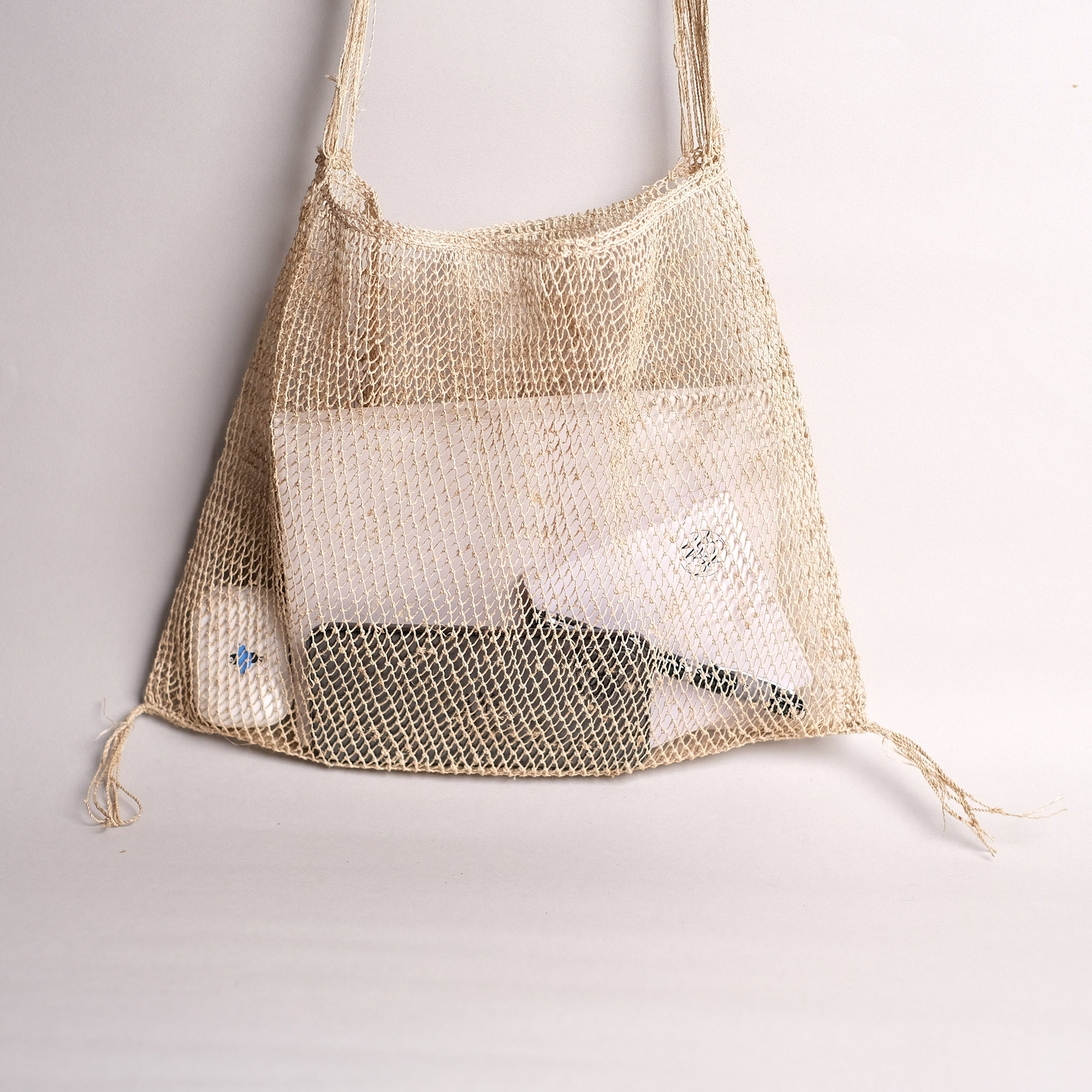 手織｜Khmu 藤蔓編織 - 斜背包 - 大｜寮國