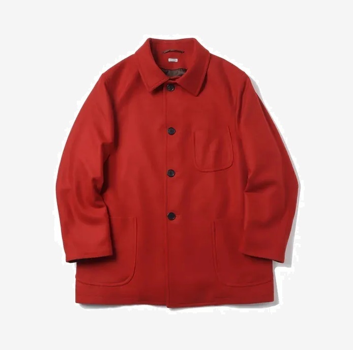 A.PRESSE CASHMERE LIGHT FLANNEL COVERALL JACKET - PRE ORDER ITEM (預訂中)
