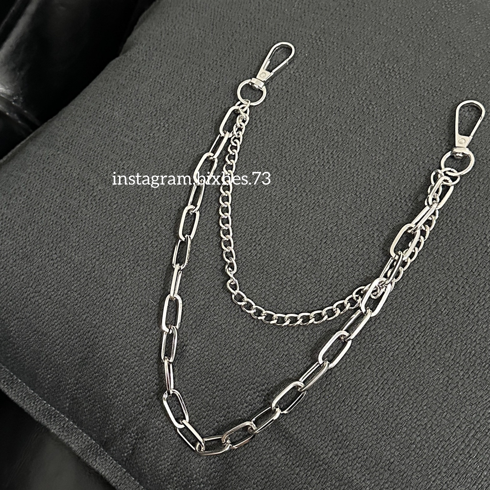 雙鍊褲腰鍊(K00081)