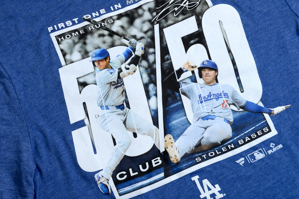 Fanatics 洛杉磯道奇隊 大谷翔平 50/50 俱樂部 T-Shirt