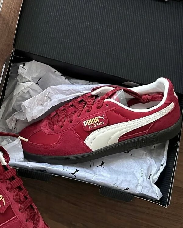 "代購" PUMA PALERMO OG INTENSE RED 酒紅 女鞋