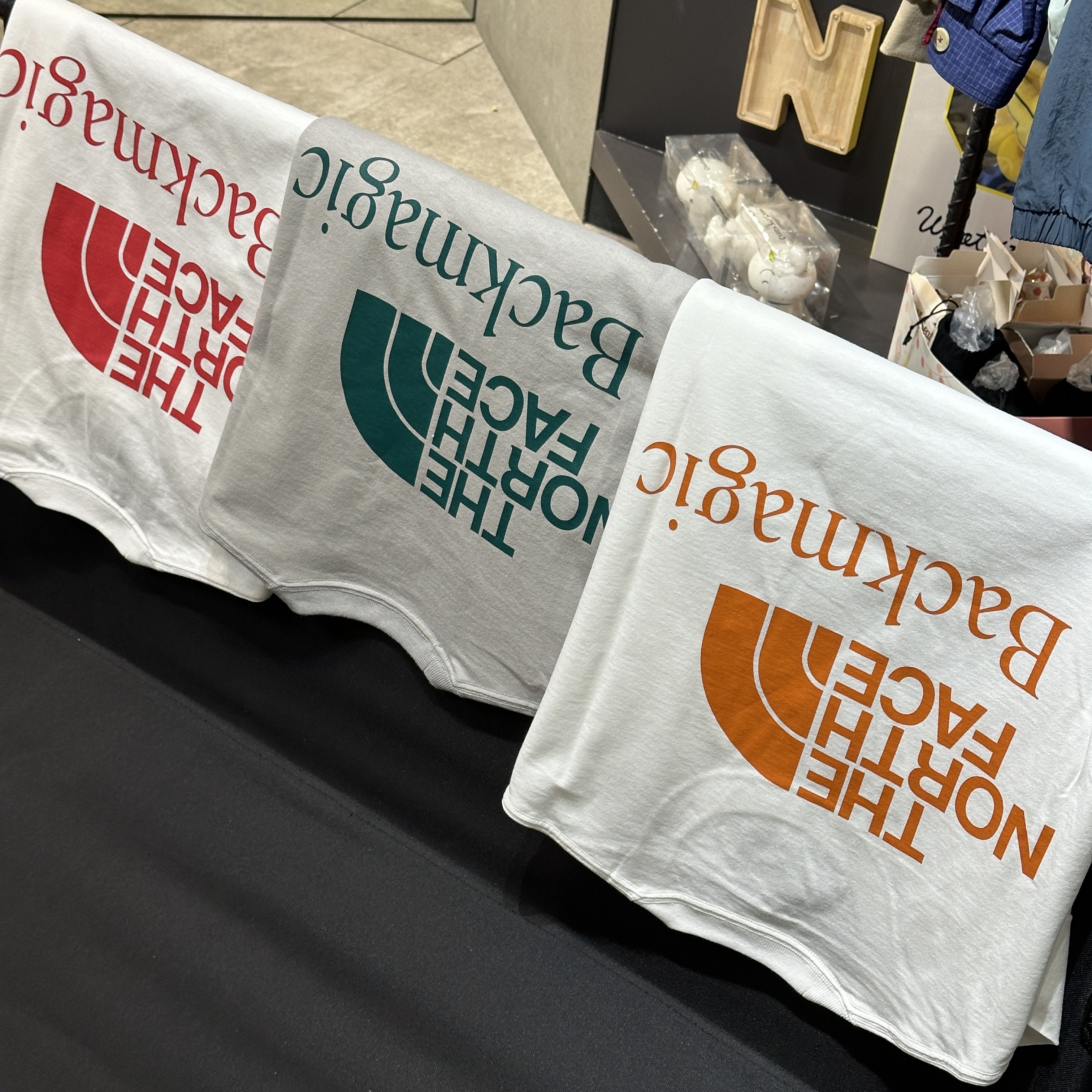 【現貨零碼折扣】The North Face 日版 北臉 logo文字 Backmagic 店鋪限定 短tee NT82240R