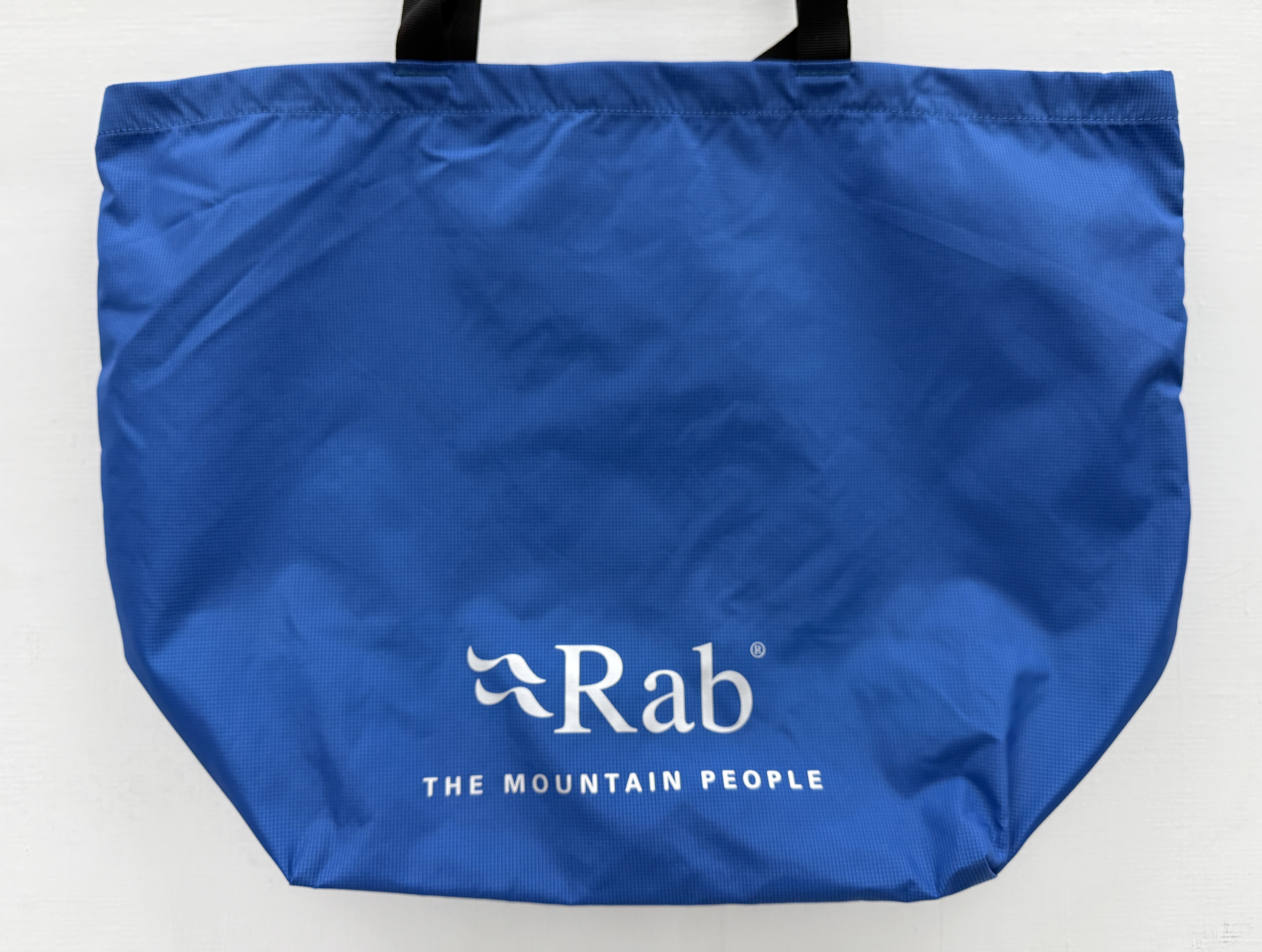 BAG FOR LIFE #A1 亮面 格仔布 藍色 ( Rab Logo )