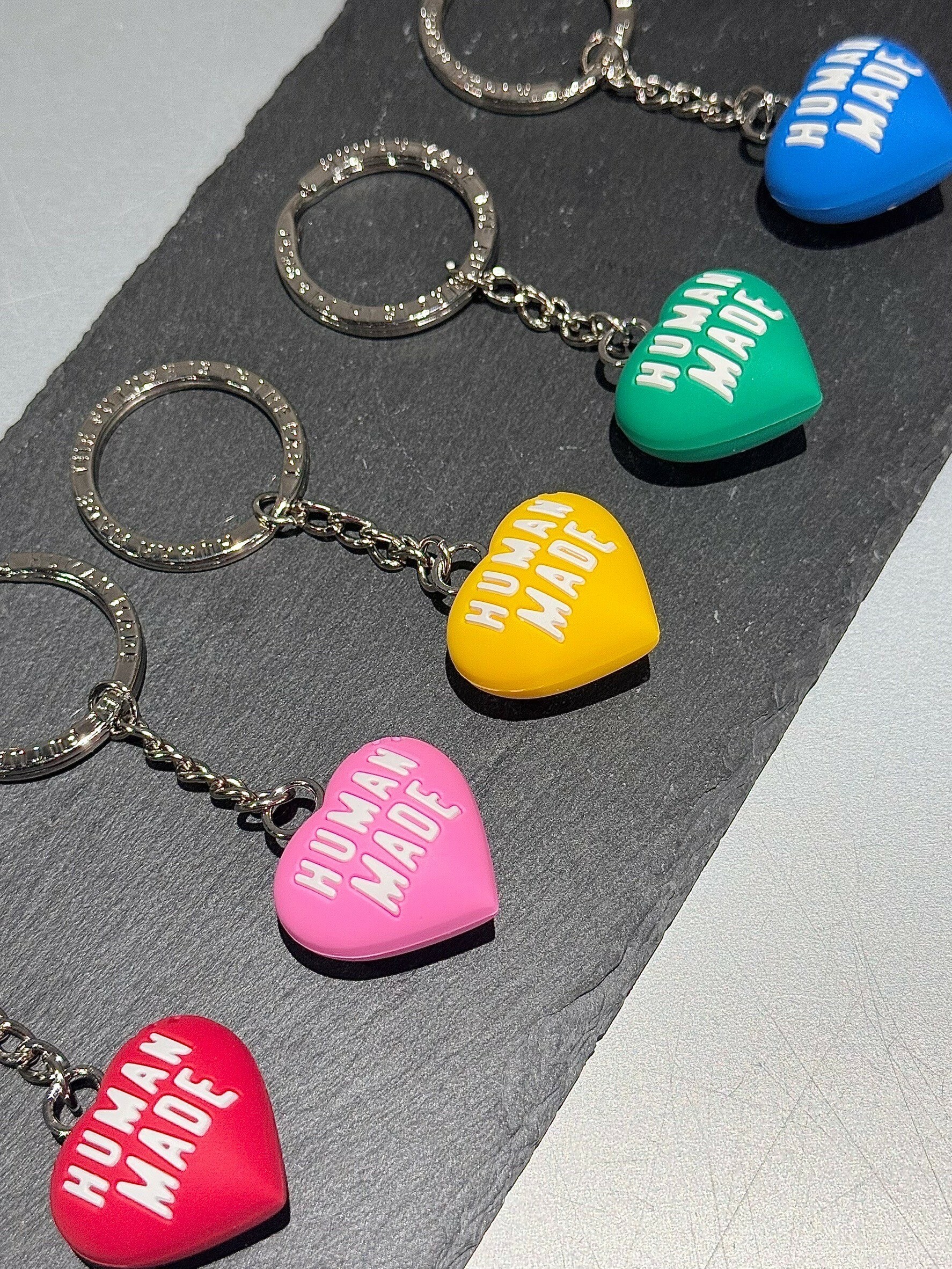 HUMAN MADE 立體造型 愛心鑰匙圈