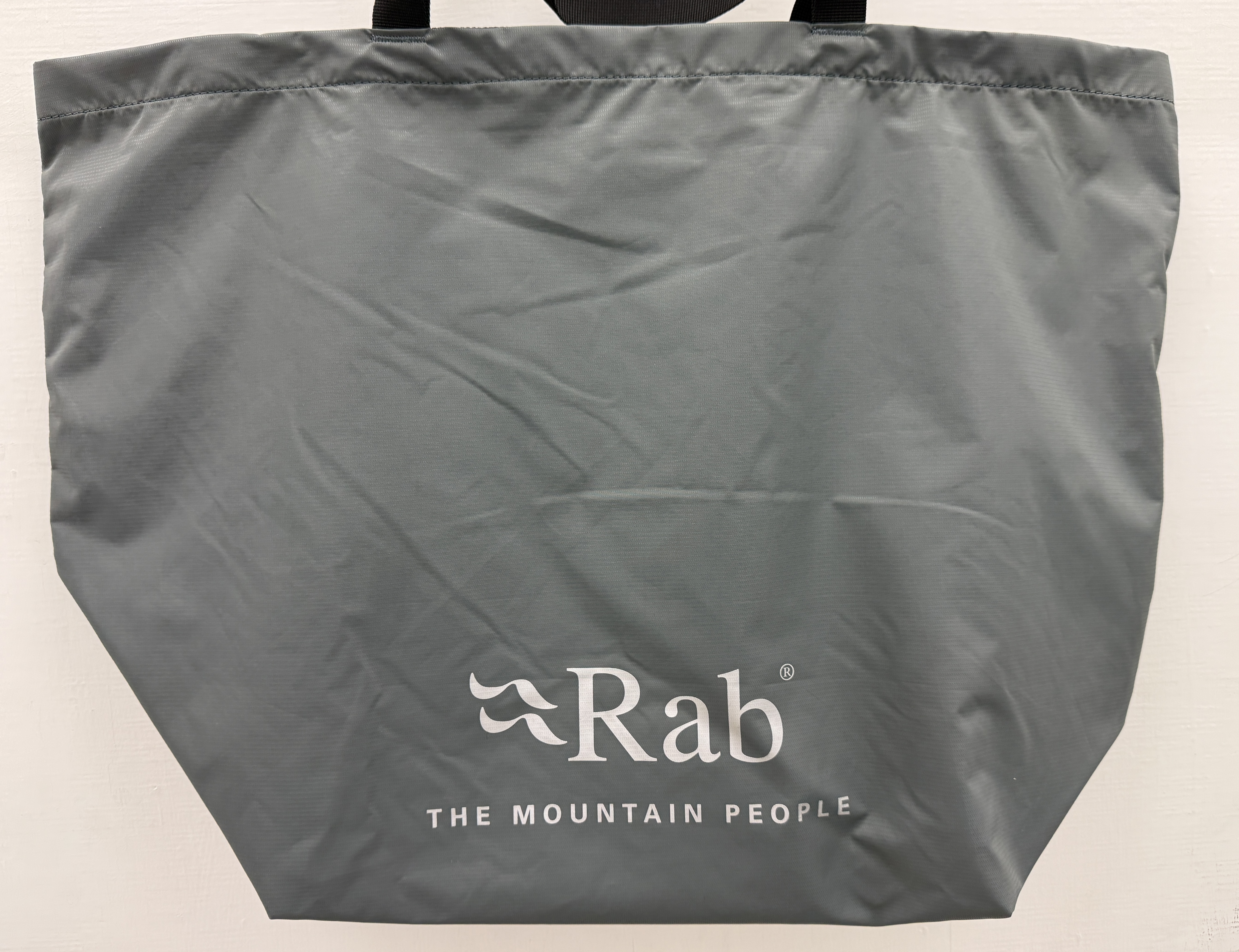 BAG FOR LIFE #A4 亮面 細格 灰色 ( Rab Logo )