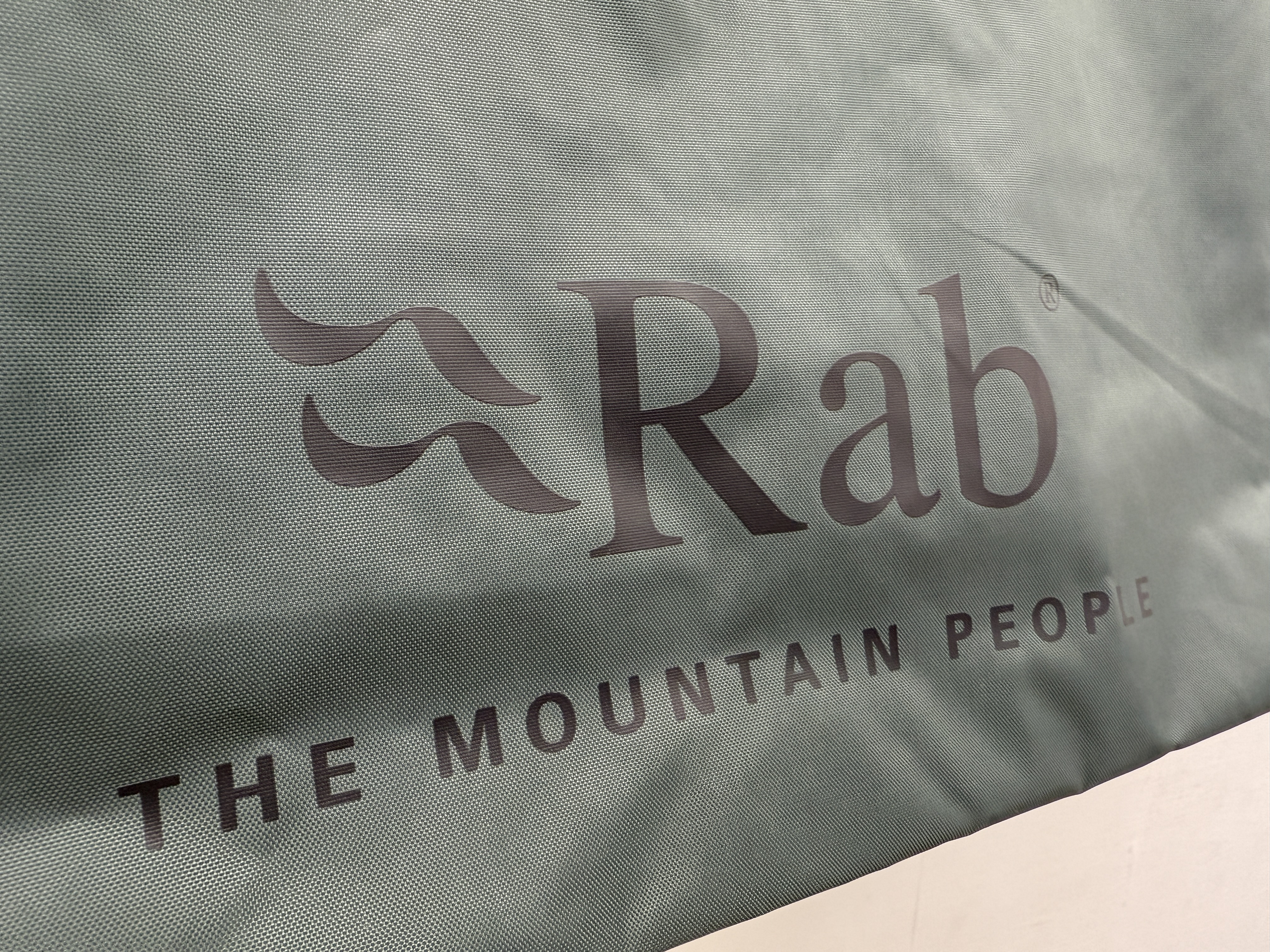 BAG FOR LIFE #A6 亮面 灰綠色 ( Rab Logo )