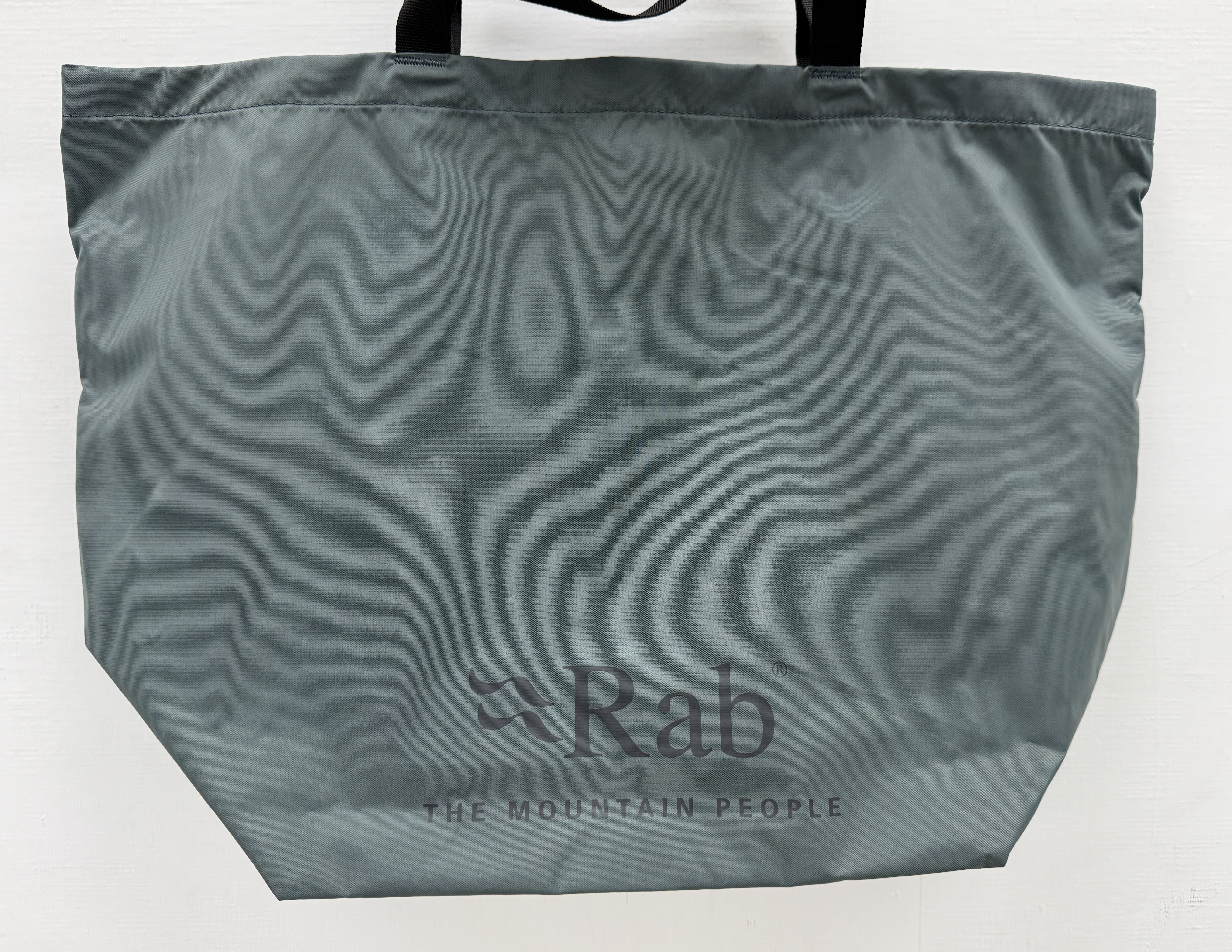 BAG FOR LIFE #A6 亮面 灰綠色 ( Rab Logo )