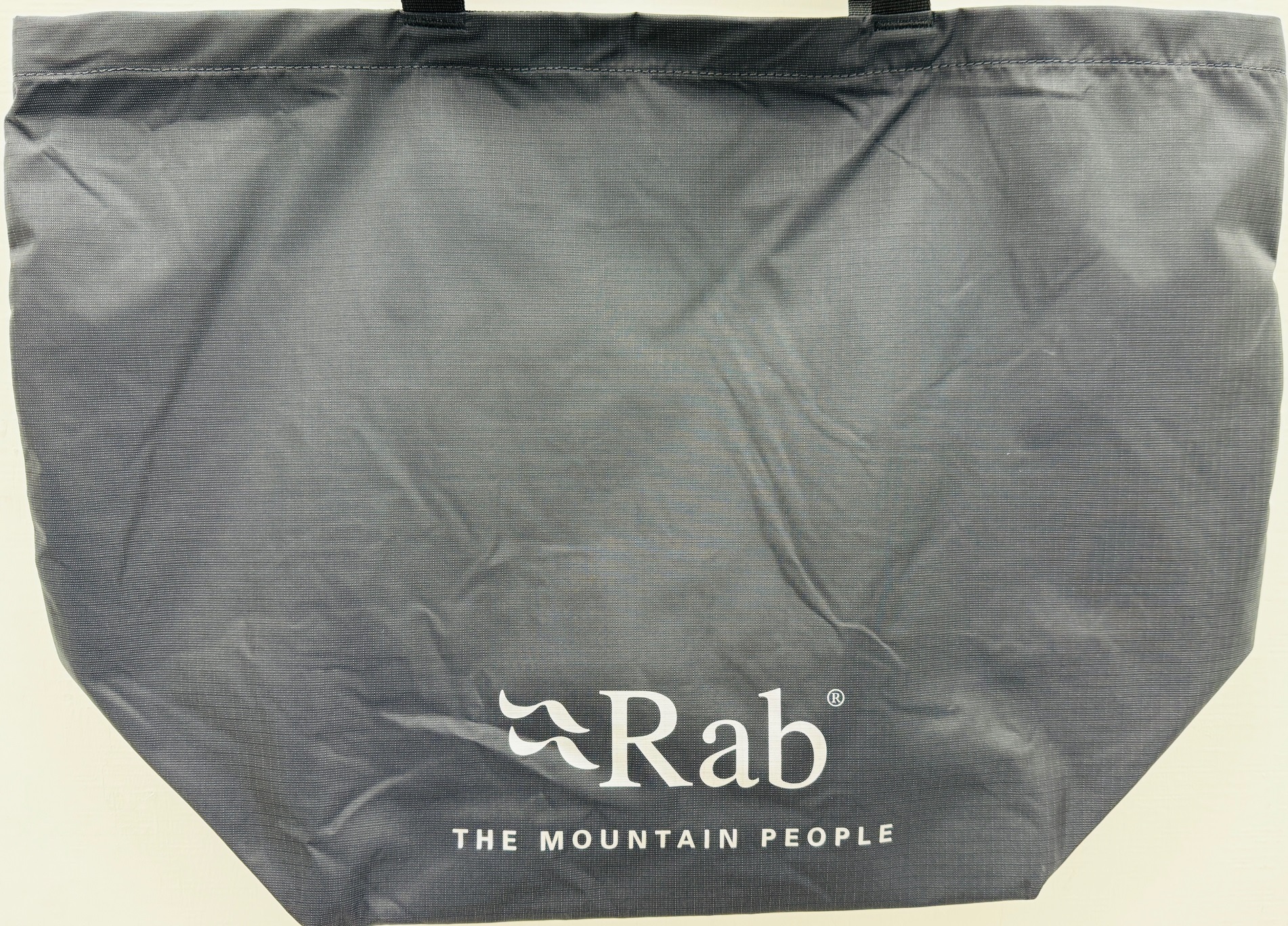 BAG FOR LIFE #A10 亮面 格仔布 黑色 ( Rab Logo )
