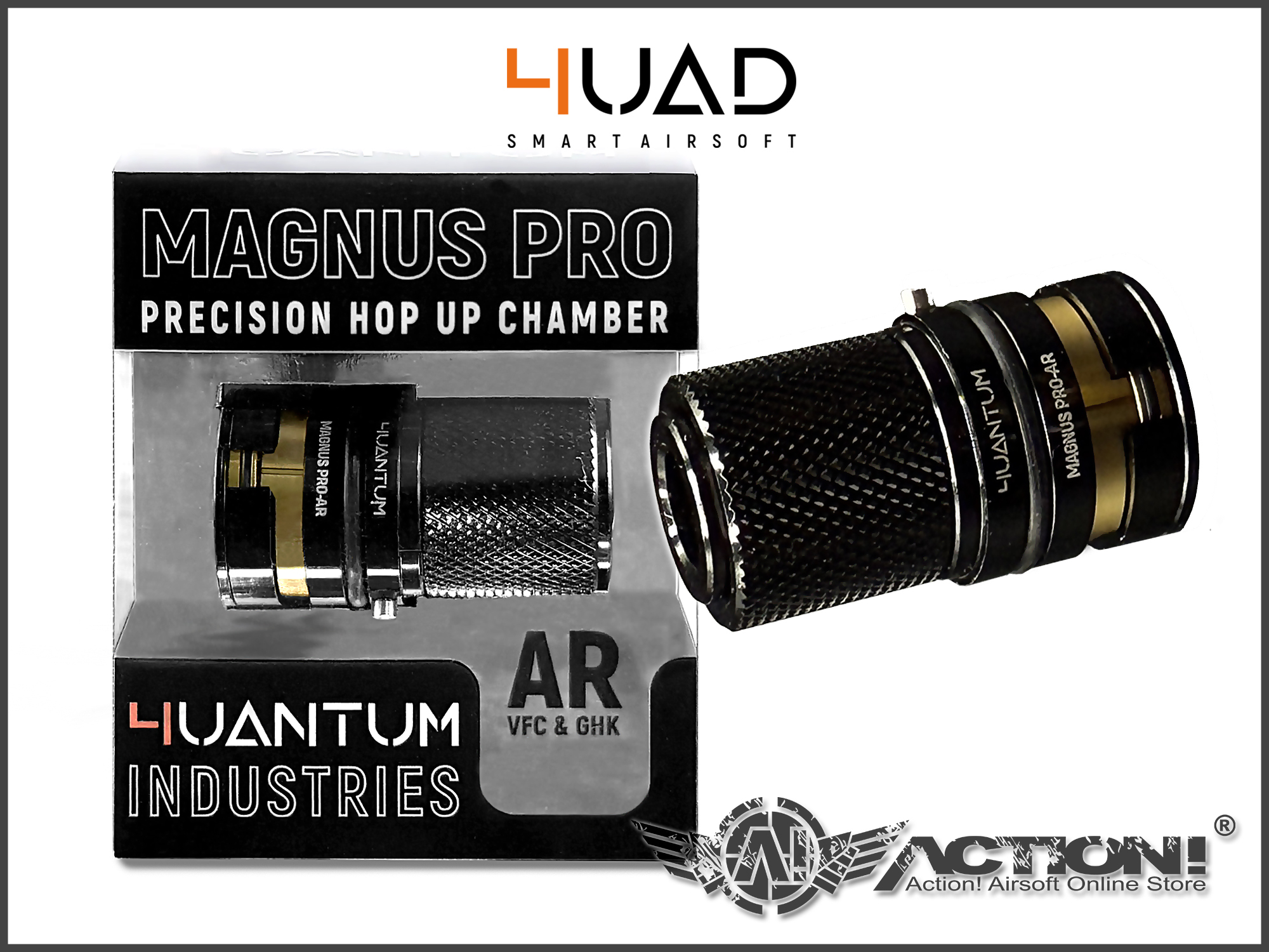 QUANTUM INDUSTRIES MAGNUS PRO ホップアップチャンバ 4UAD - 4UANTUM 