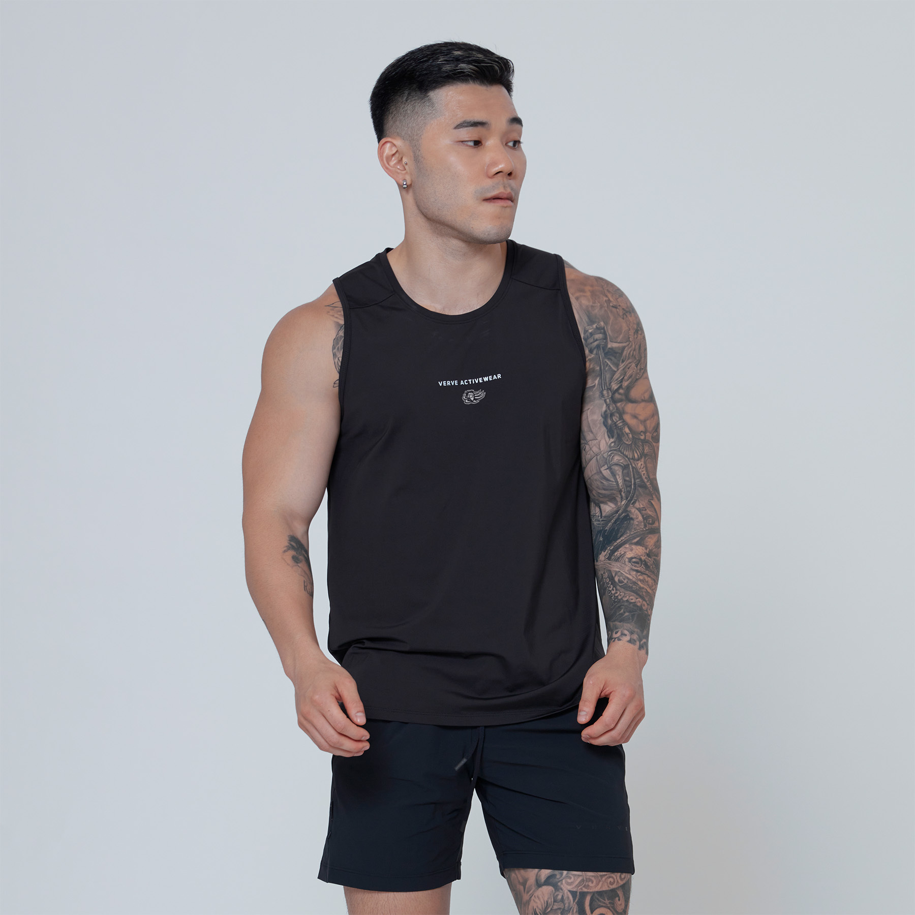 24-25 LN x VERVE IceFlow™ 抗菌合身背心｜碳黑