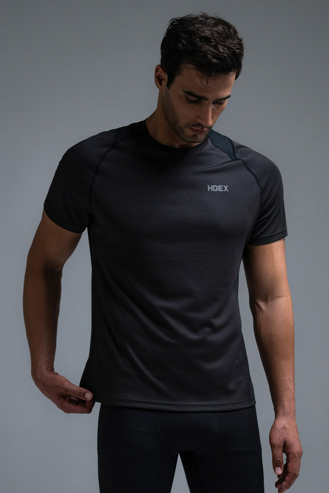 HDEX Assist Textured Short Sleeve - BLACK
