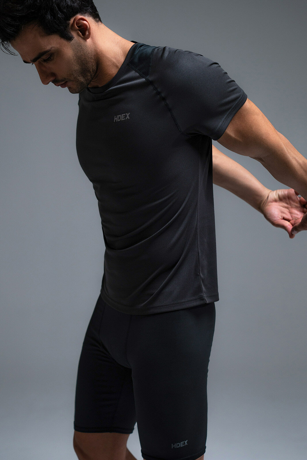 HDEX Assist Textured Short Sleeve - BLACK