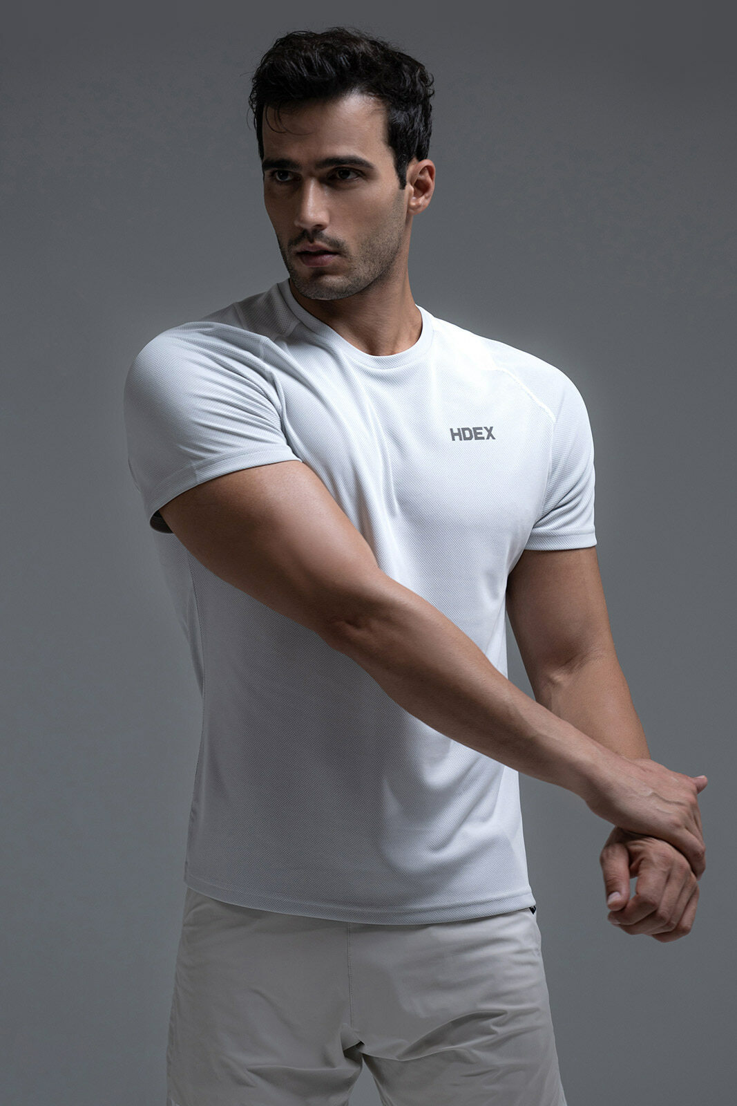 HDEX Assist Textured Short Sleeve - WHITE