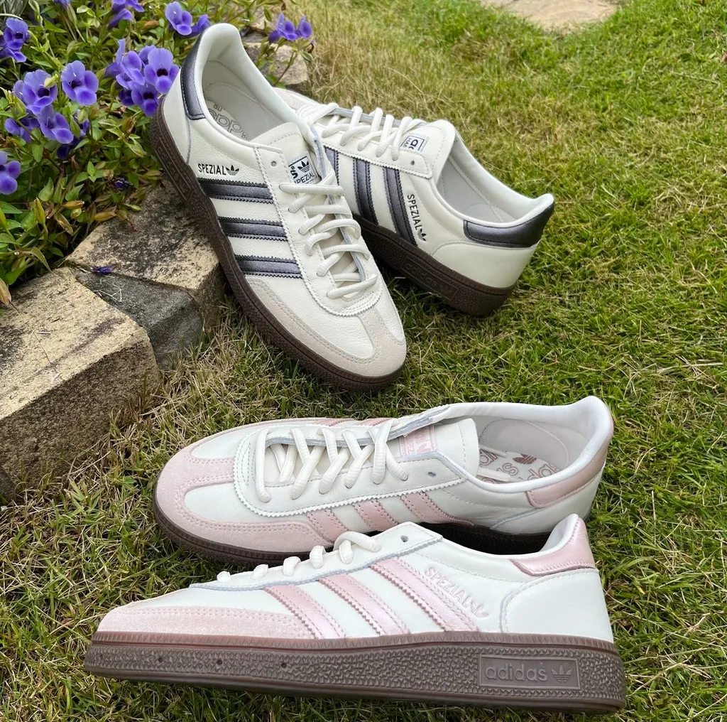 ADIDAS HANDBALL SPEZIAL 奶油珠光粉 櫻花粉 米白 焦糖底 [直購勁減! 2天優惠ONLY]