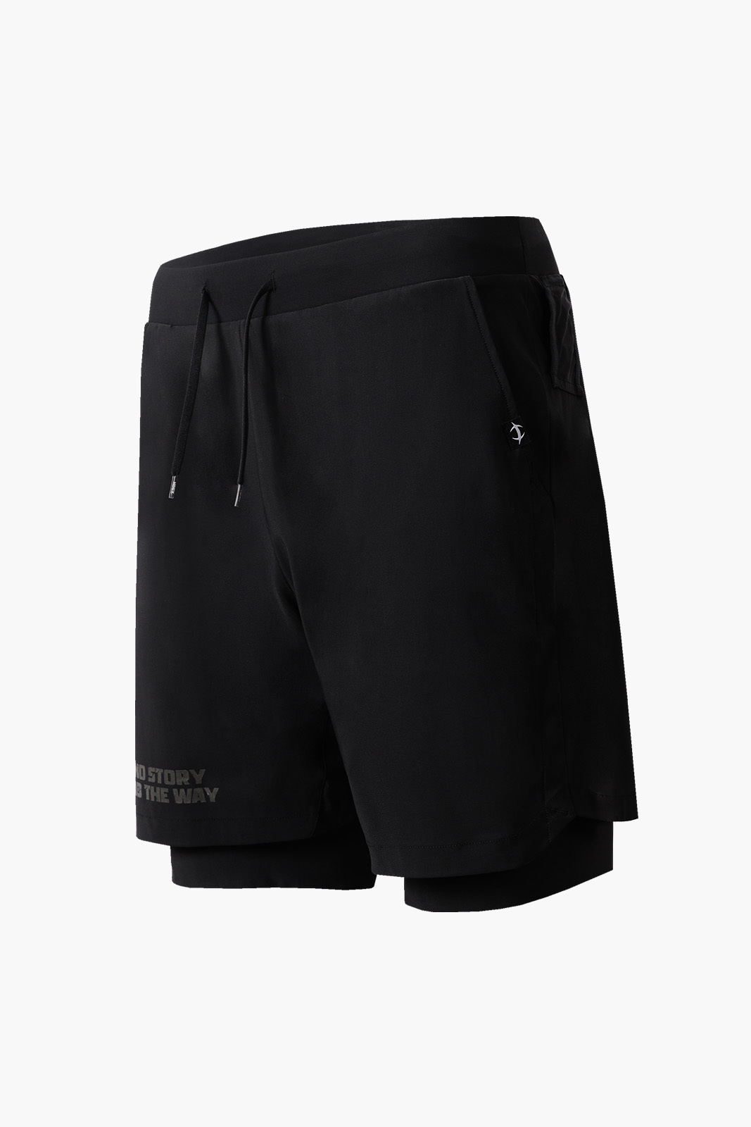 HDEX Nylon 2-in-1 Shorts - BLACK