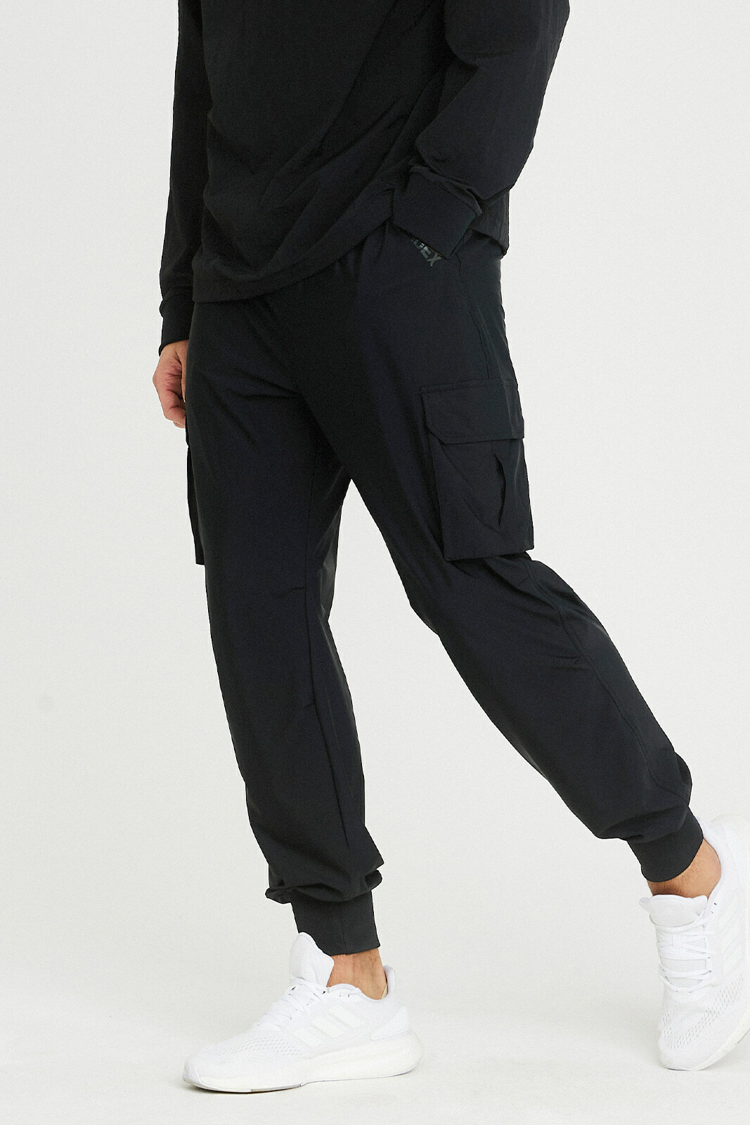 HDEX Active Cargo Jogger Pants - BLACK
