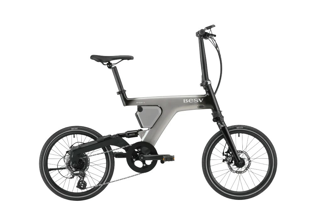 BESV PSF1折疊休閒運動電輔車/漸層灰