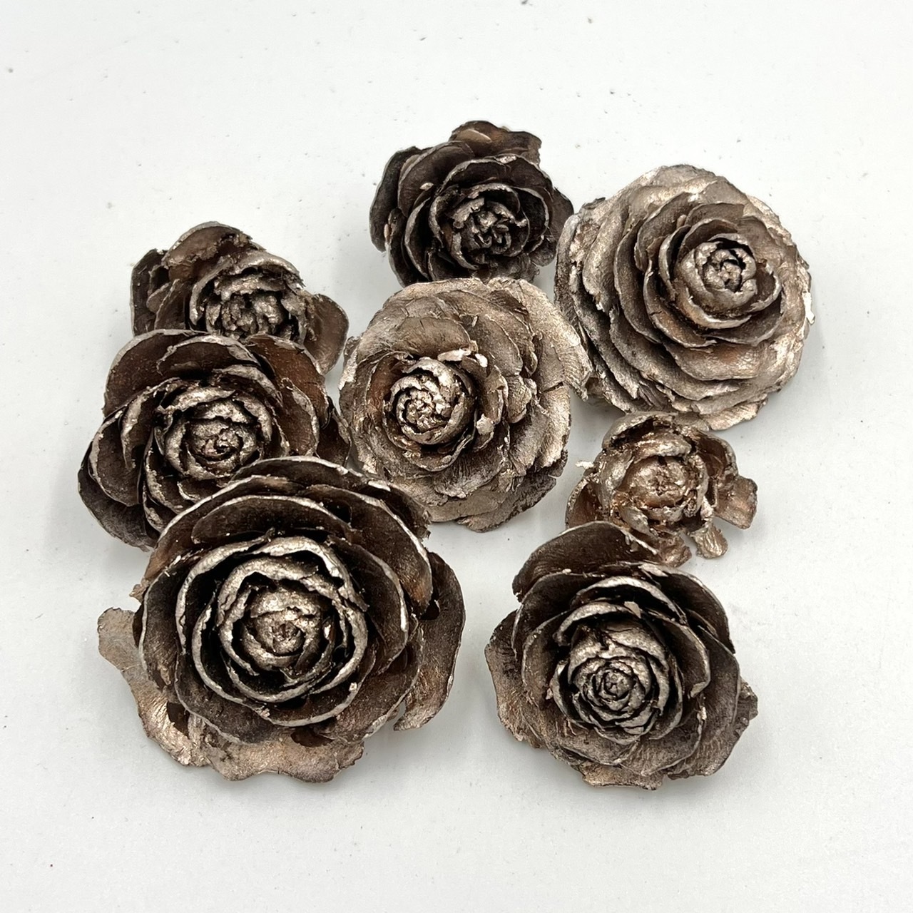 木玫瑰花頭-鉑金