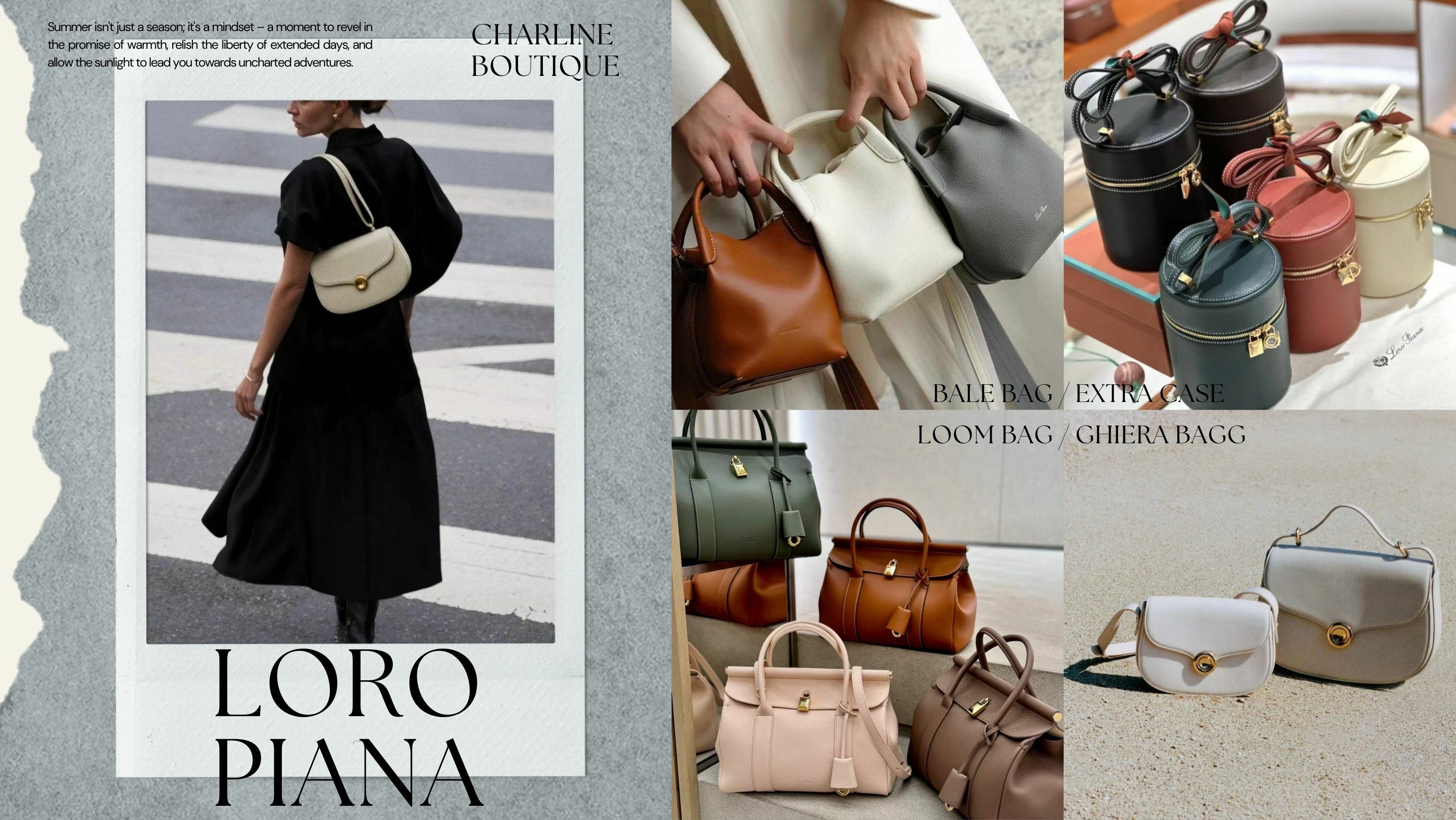 隨著「Quiet Fashion 靜奢風」成為流行趨勢，LVMH 集團旗下的Loro Piana 脫穎而出，成為代表品牌。雖然每一件單品的價格卻不菲。即使如此，Loro Piana 依舊在人氣品牌排行榜上穩居高位，尤其是其推出的Extra Pocket 系列包款更是一包難求。不過，今天要介紹的並非 Extra Pocket 系列，而是 Loro Piana 其他幾款同樣炙手可熱的包款，一起來看看有哪些強力接棒者吧！