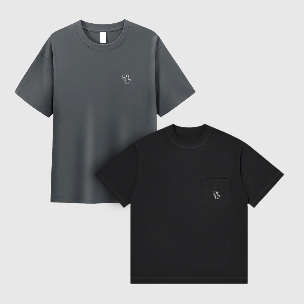 人身部品｜質感刺繡LOGO品牌TEE