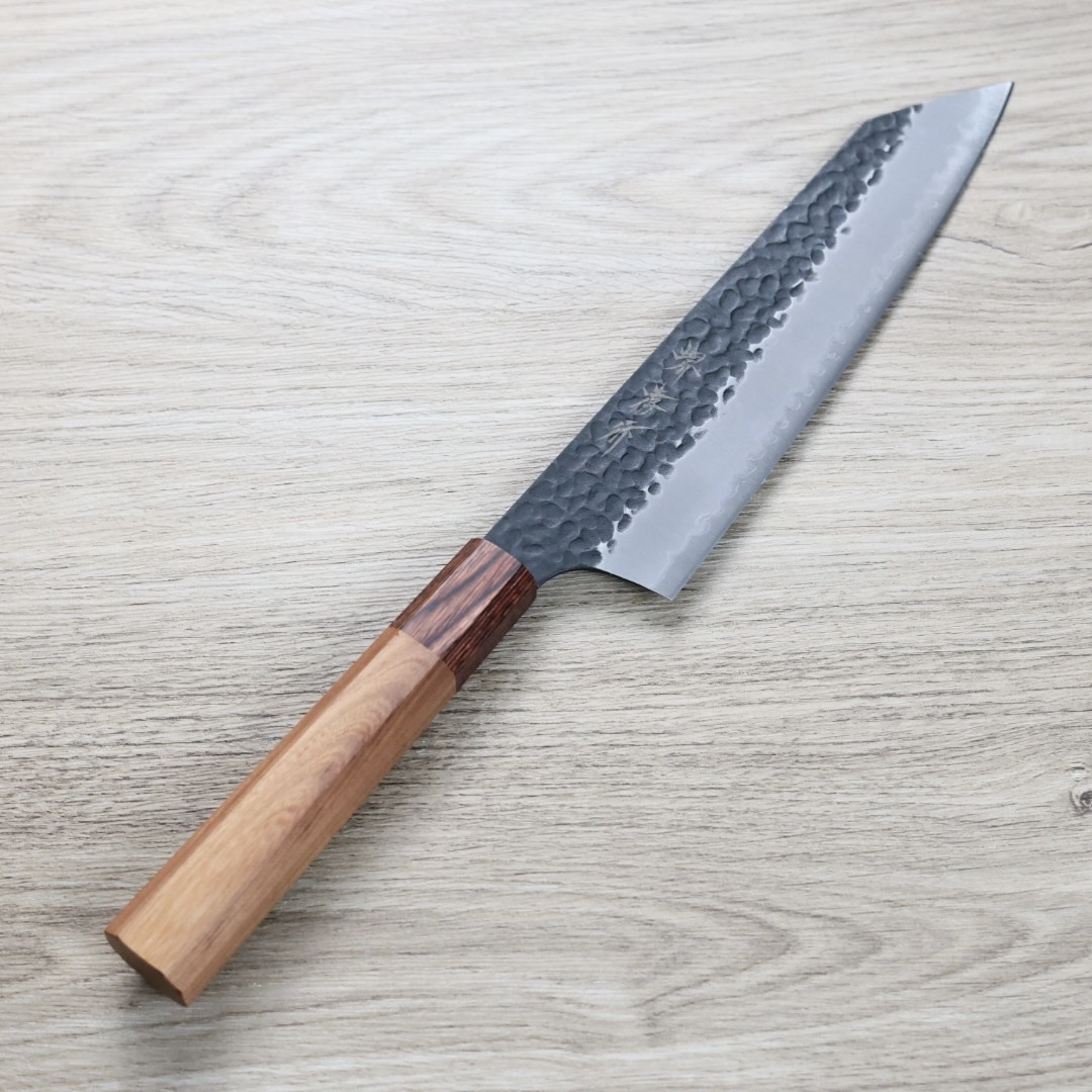 堺孝行劍型牛刀190mm 青紙超級鋼黑打