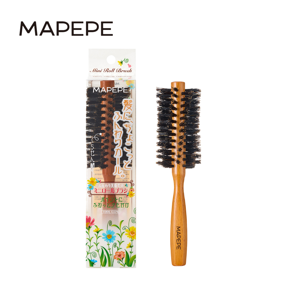 Mapepe天然毛空氣感圓梳(小)