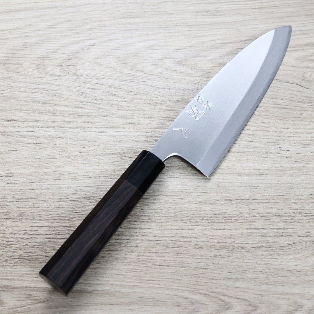 初心 白鷺  出刃 180mm 銀三鋼