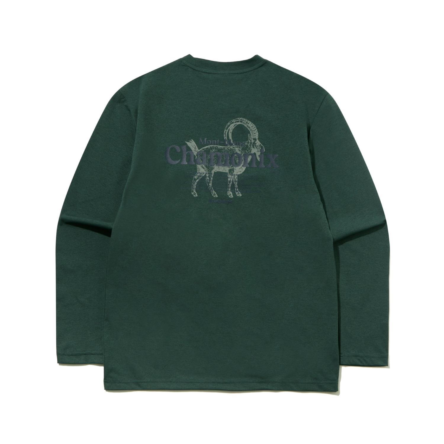 【EIDER】男印花圓領長袖上衣 / 24EDMU24253-[綠、黑、棕、白]　