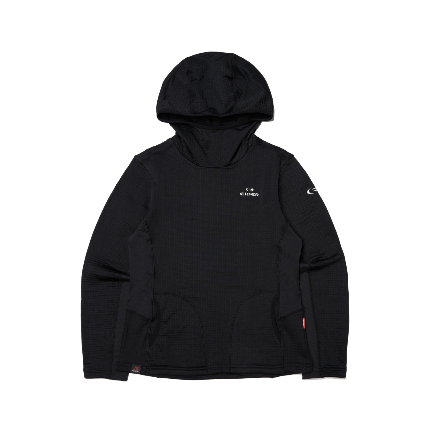 【EIDER】女POLARTEC保暖連帽上衣 / 24EDWU24233-[經典黑]　