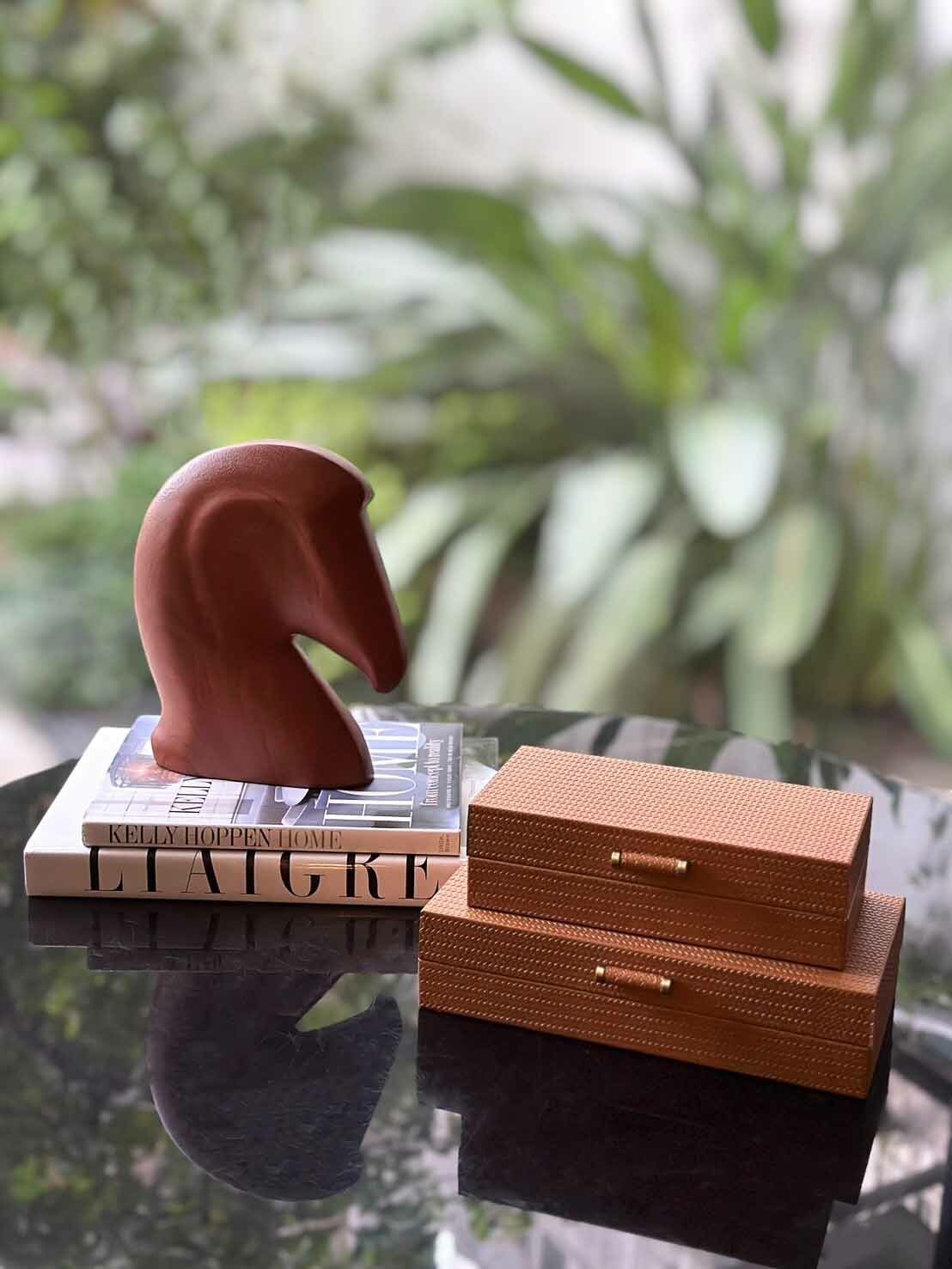 編織銅釦飾品盒