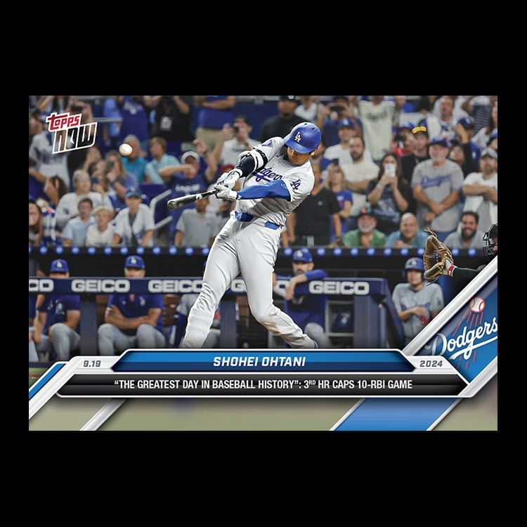 MLB球員卡 Shohei Ohtani - 2024 MLB TOPPS NOW® Card 723 - PR: 68,290