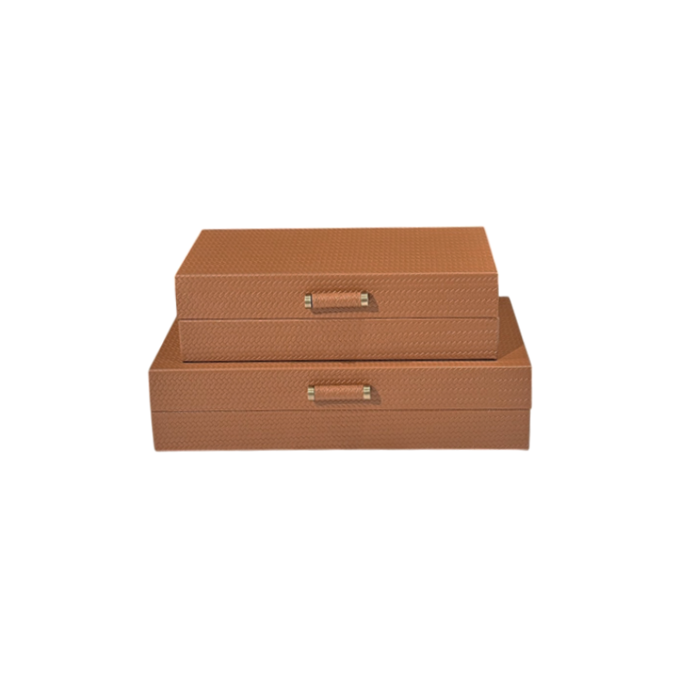 編織銅釦飾品盒