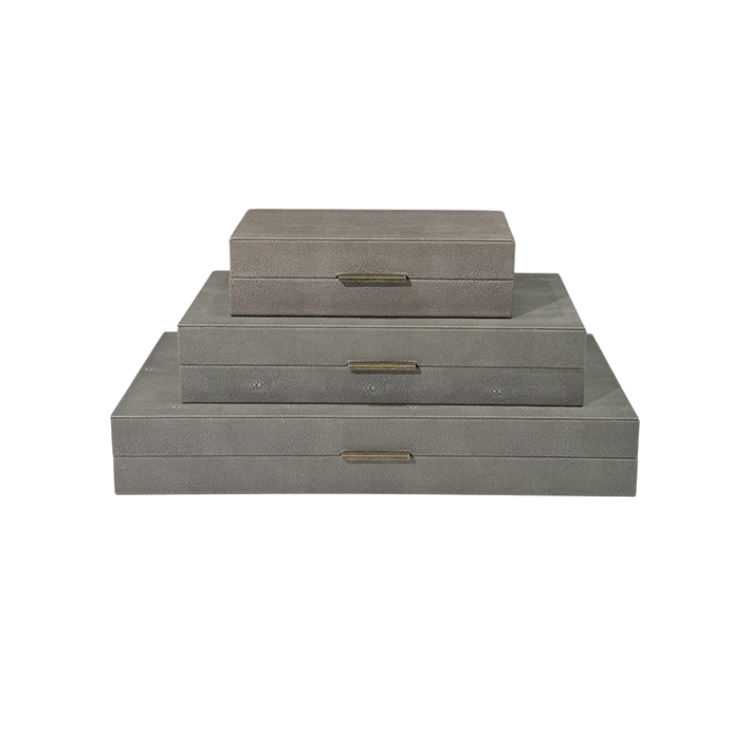 象灰魚紋飾品盒