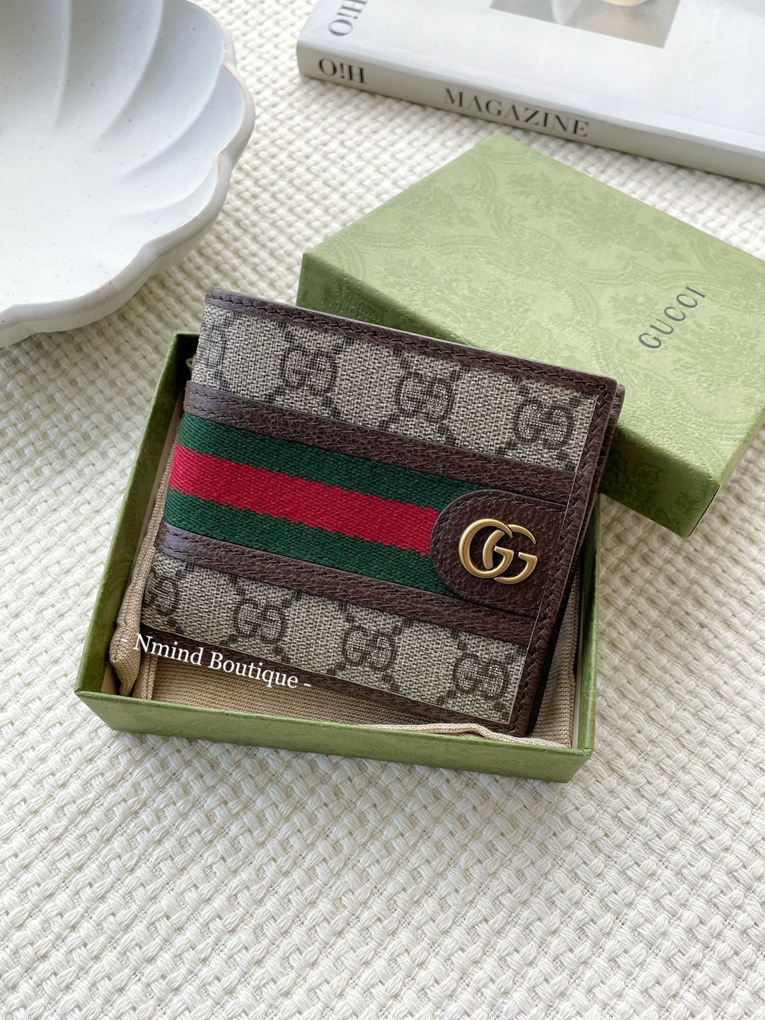 GUCCI OPHIDIA GG COIN WALLET