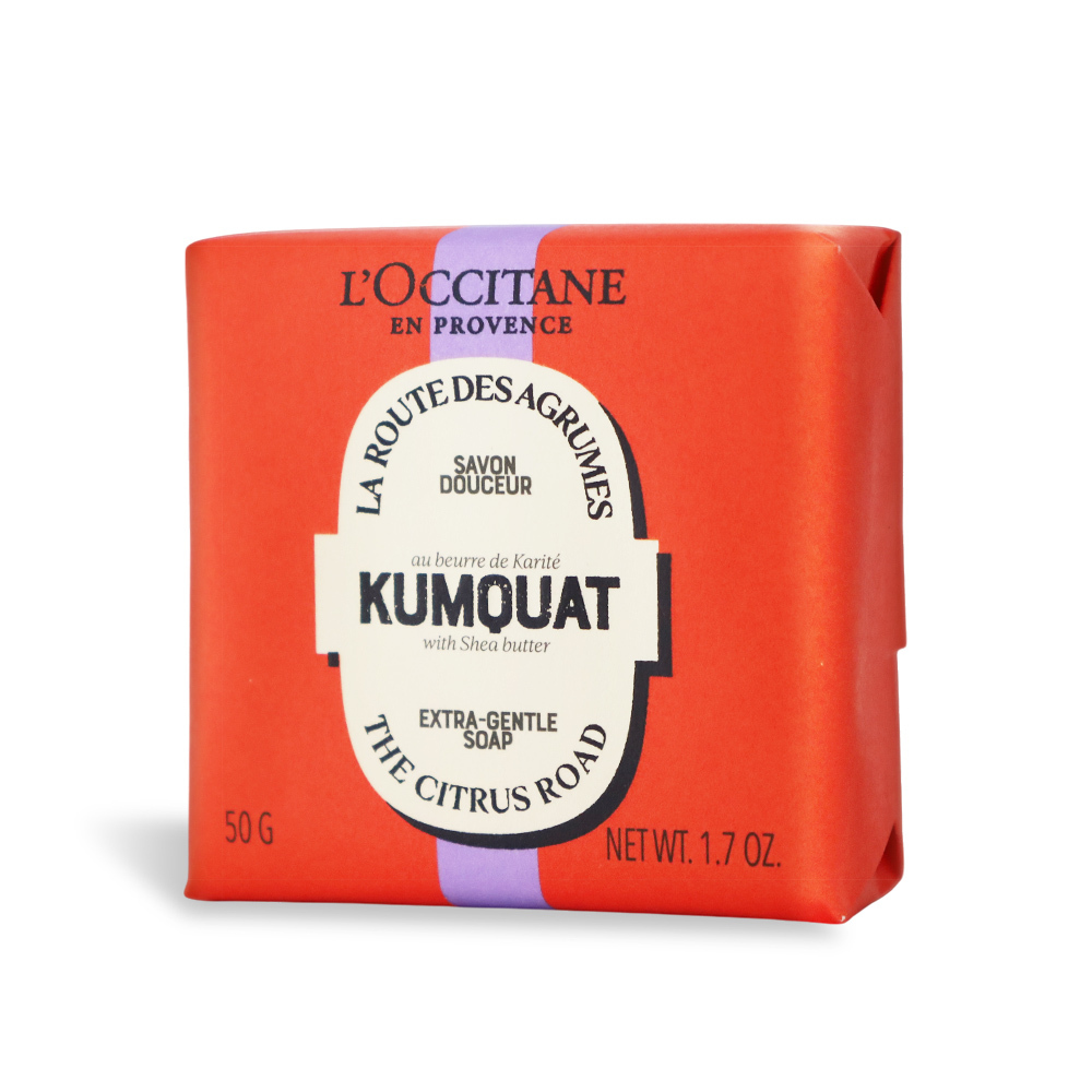 L'OCCITANE 歐舒丹 奇幻之旅康果乳油木香氛皂(50g)-百貨公司貨