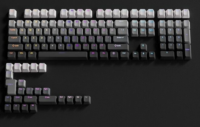 漸變透光鍵帽-OEM高度（僅鍵帽）(平行進口)