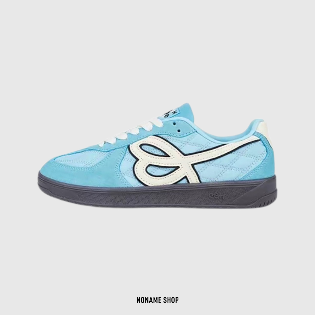 HBD X WE FLOWER 聯名 金冬天 同款 菱格紋 小花鞋 德訓鞋 極地藍 (男/女款)