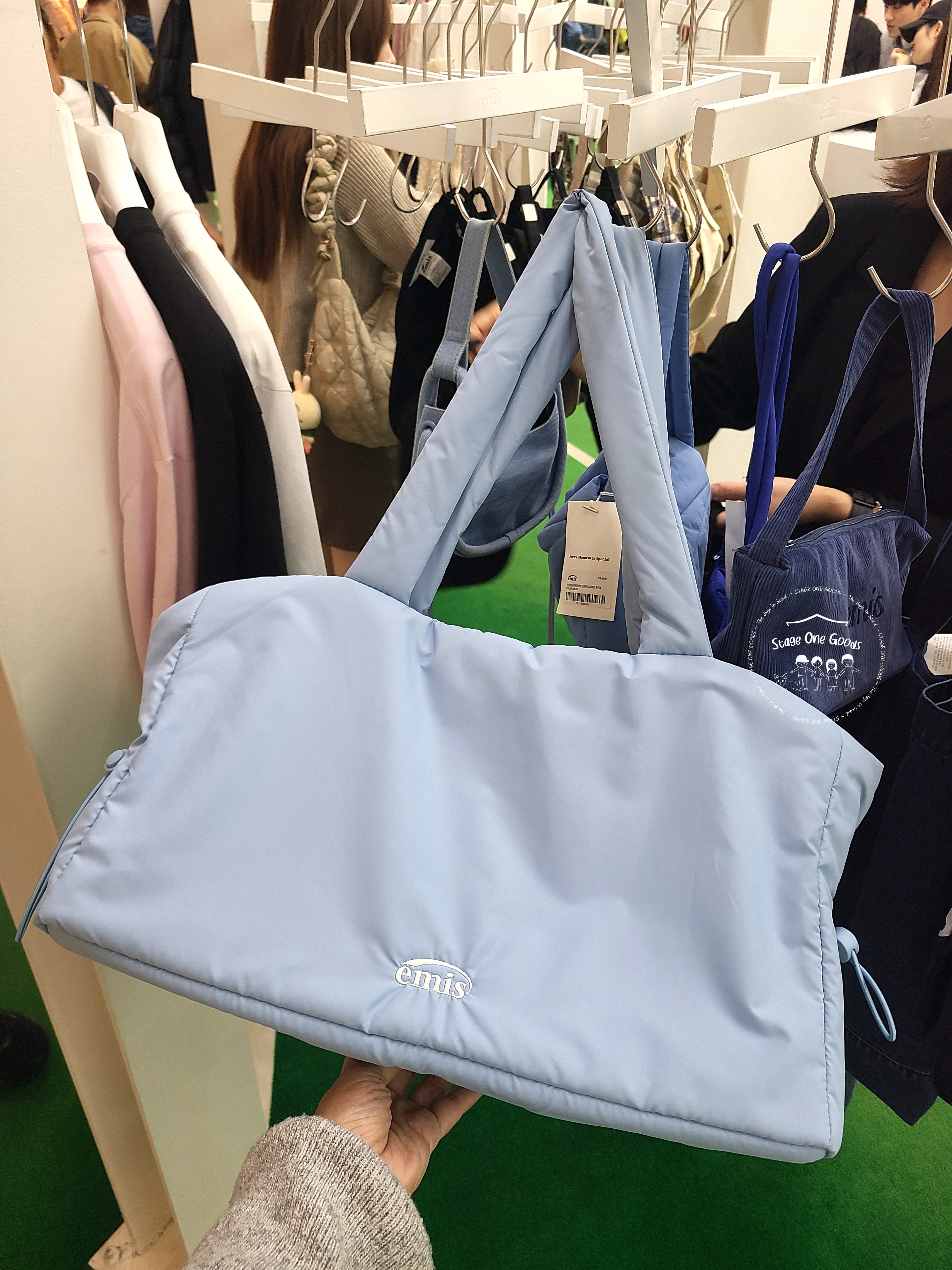 EMIS PUFFER STRING TOTE BAG