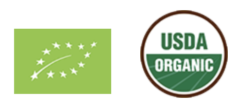 Certified Organic by USDA and / or EU