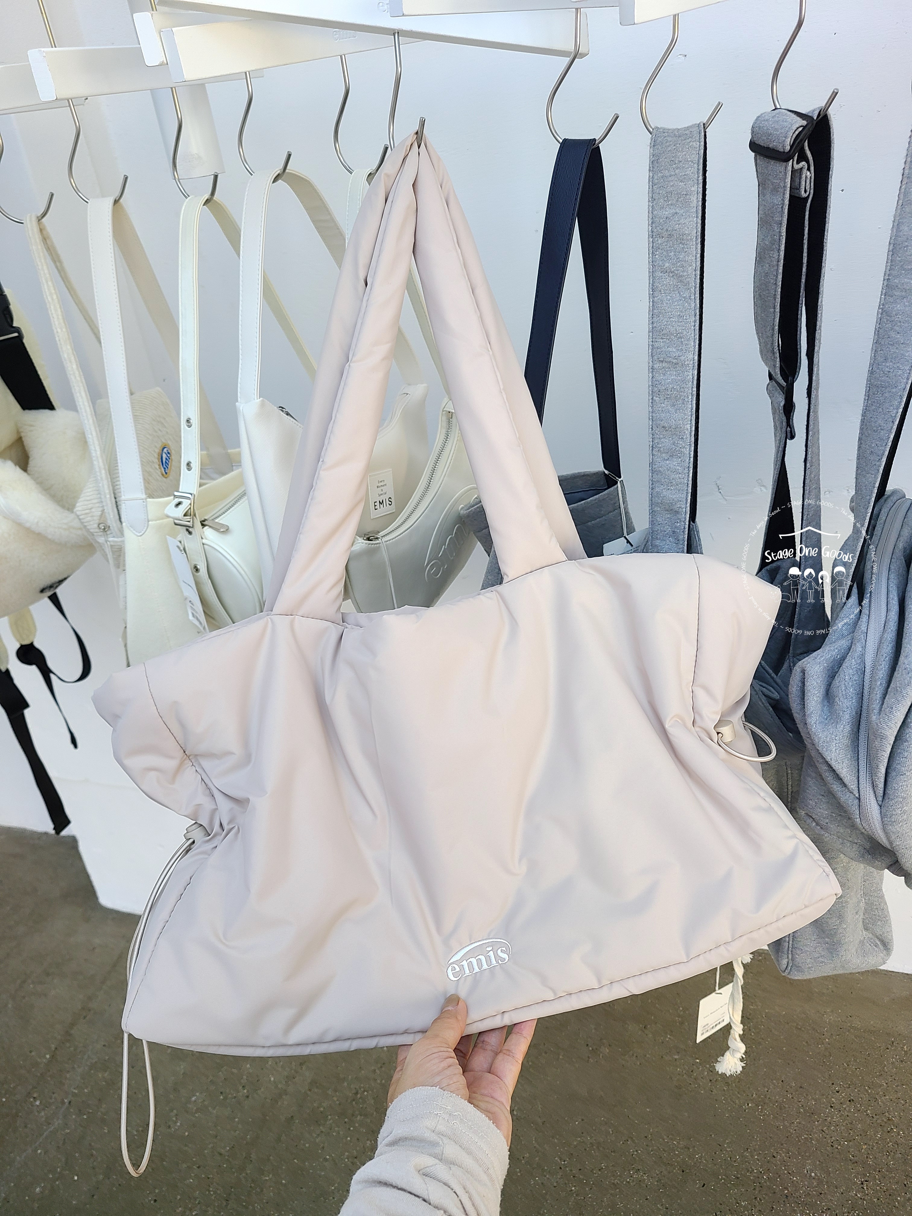 emis】24FW新作☆PUFFER STRING TOTE BAG (EMIS/トートバッグ