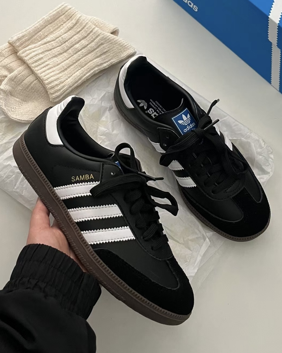 Adidas Originals Samba OG 低筒 復古 經典 板鞋 黑