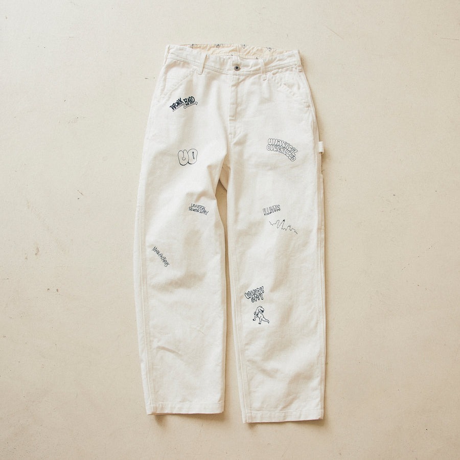 UNI GRAFFITI LOGO PANTS