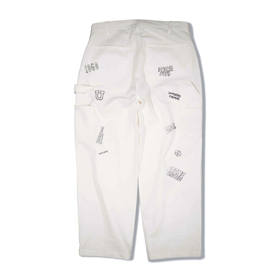 UNI GRAFFITI LOGO PANTS
