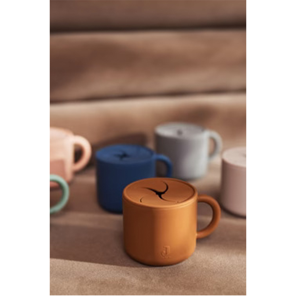 荷蘭Jollein 矽膠零食杯-Caramel