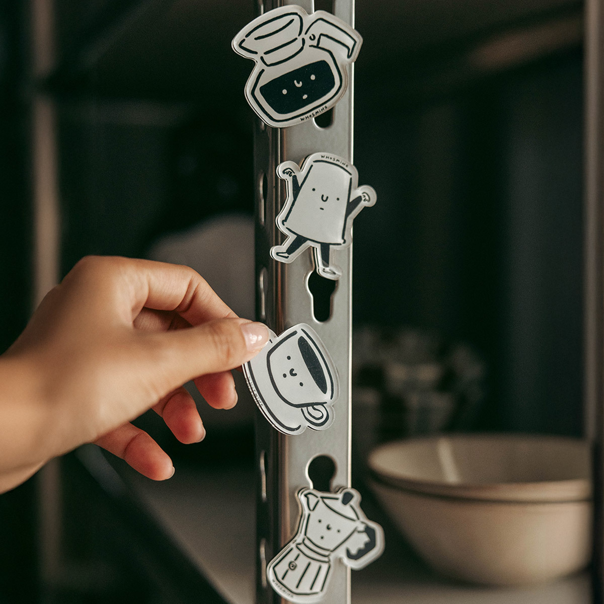 造型磁鐵｜紙杯人